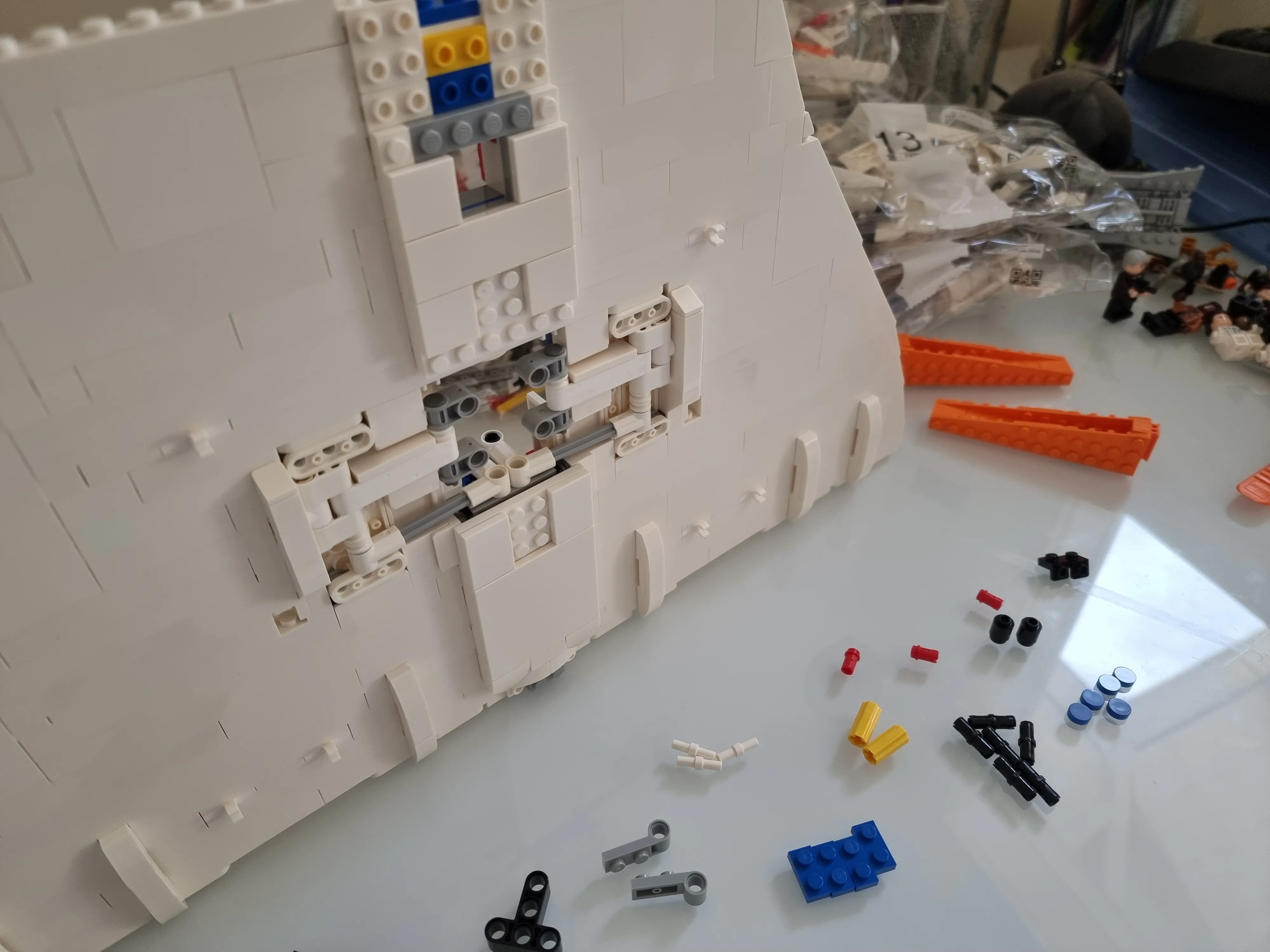 Removed supports