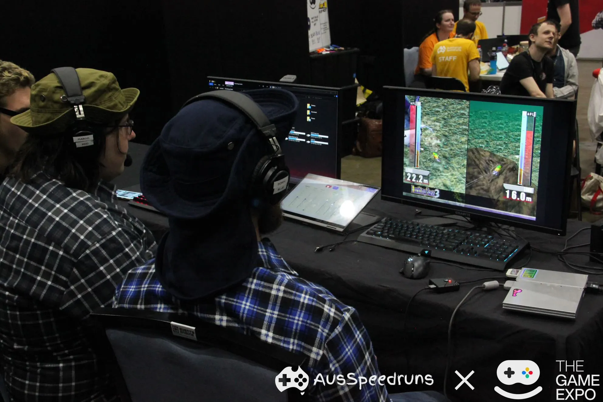 The Runner Tablet in use