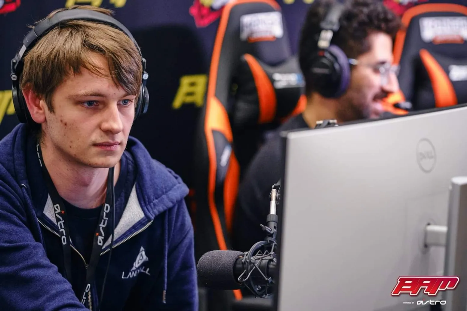 Ewan Lyon working as the technical producer for Melbourne Melee at BAM12. 2022